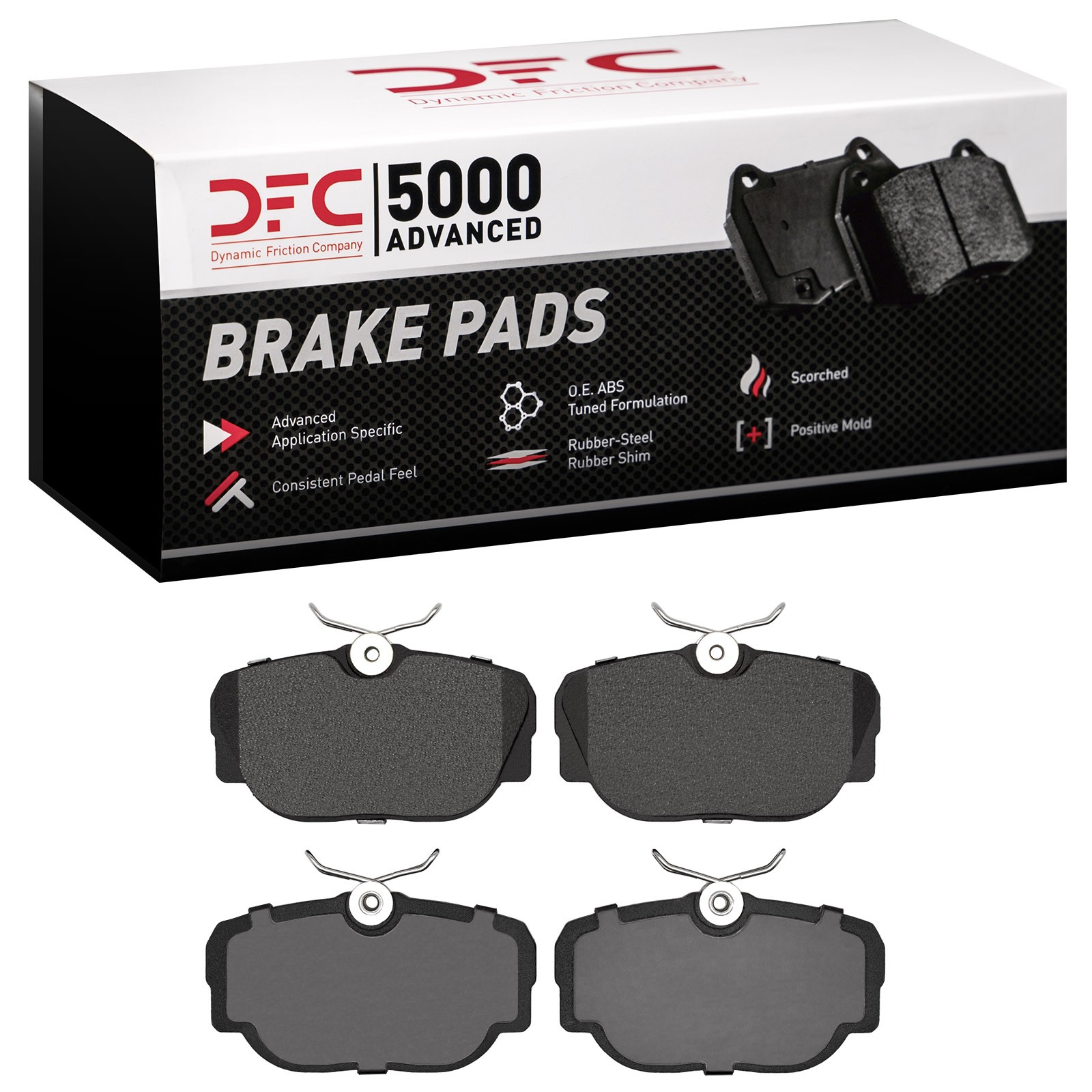 DYN 1551-0493-00 DFC 5000 Advanced Brake Pads - Low Metallic - Image 2