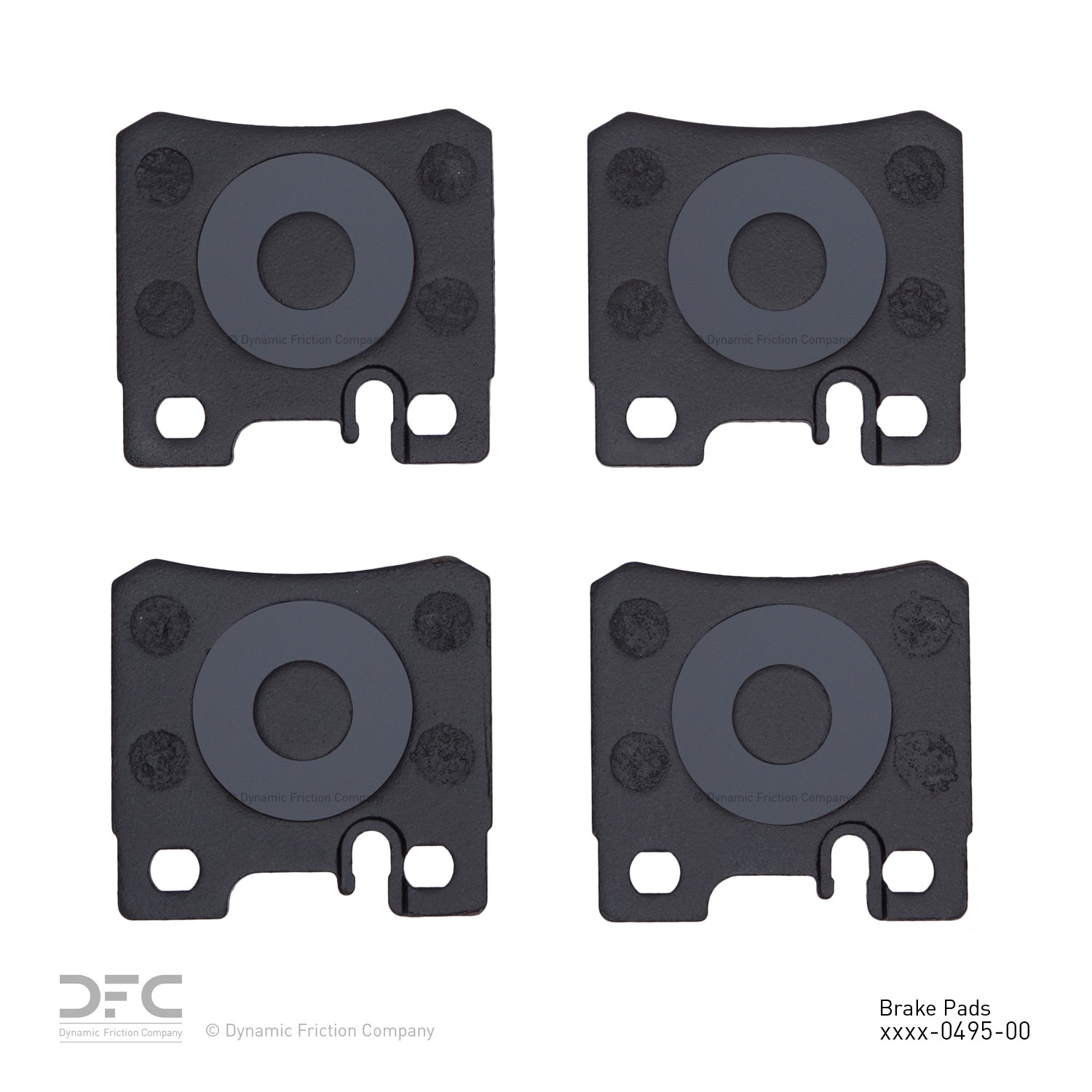 DYN 1551-0495-00 DFC 5000 Advanced Brake Pads - Low Metallic