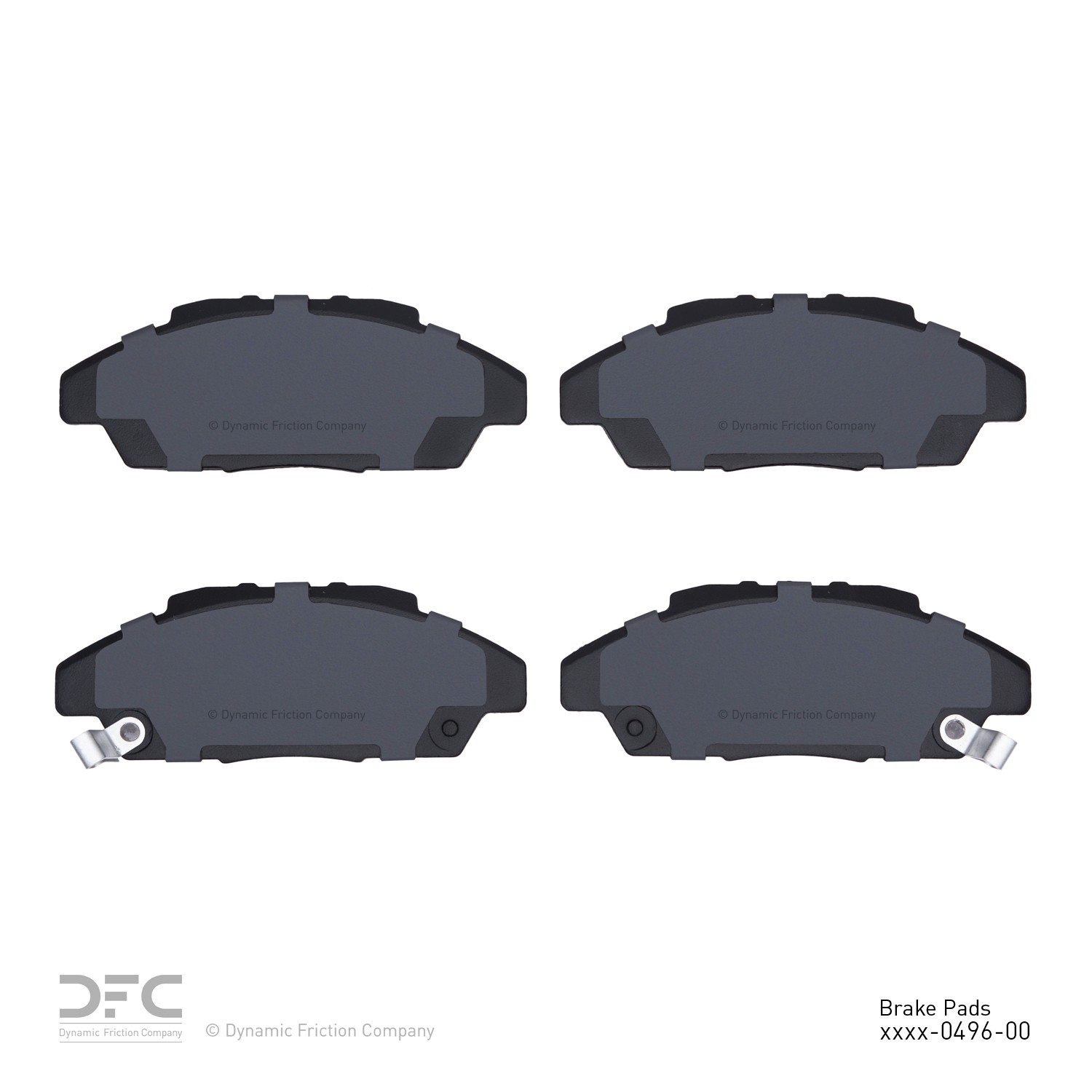 DYN 1551-0496-00 DFC 5000 Advanced Brake Pads - Ceramic
