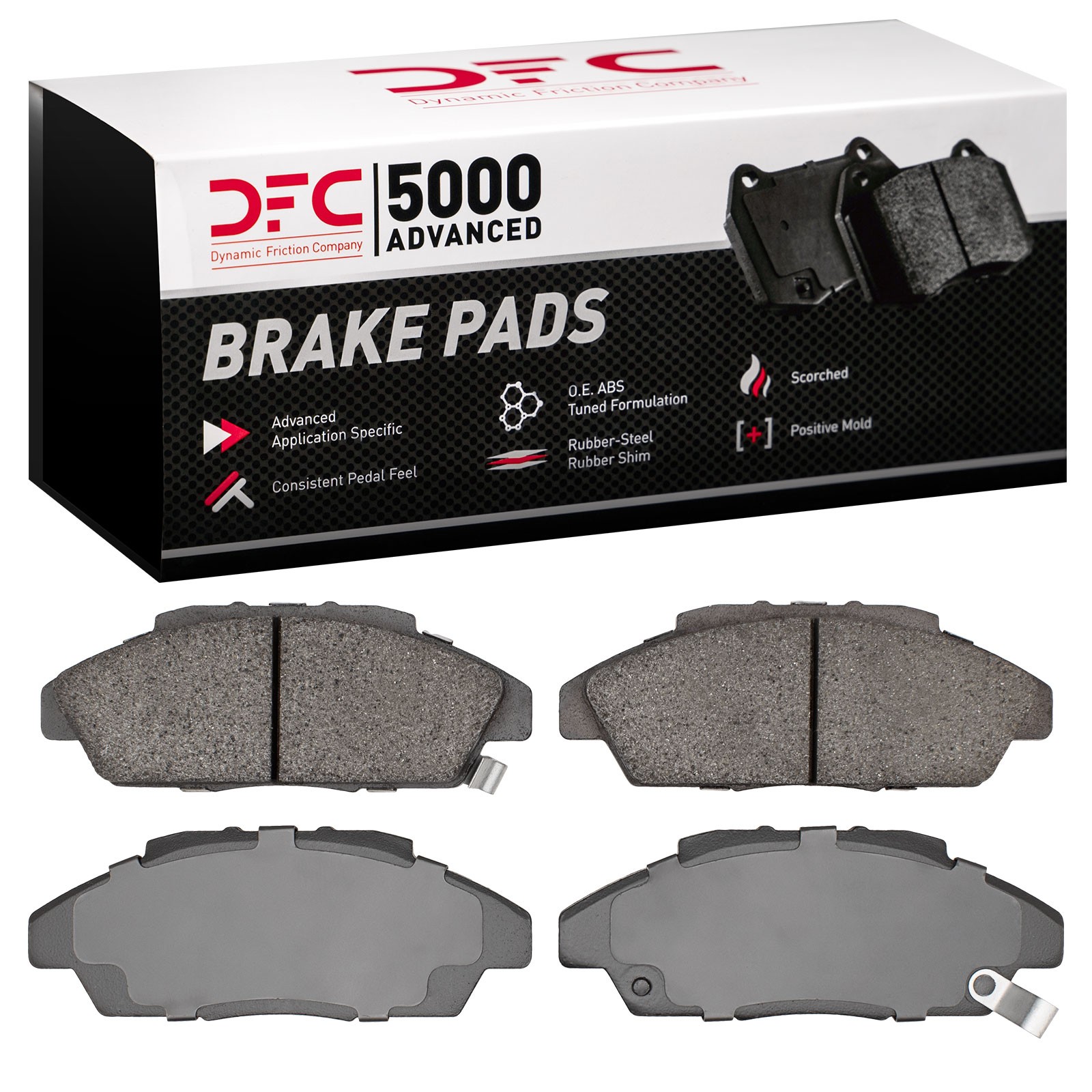 DYN 1551-0496-00 DFC 5000 Advanced Brake Pads - Ceramic - Image 2