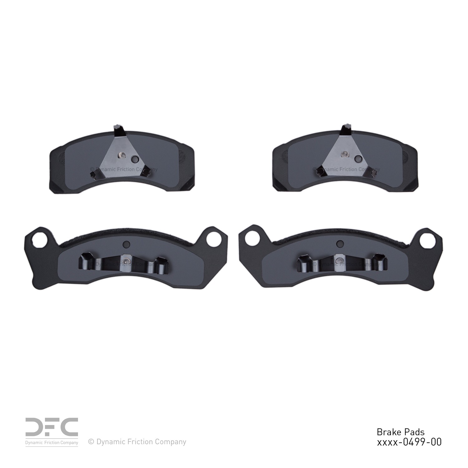 DYN 1551-0499-00 DFC 5000 Advanced Brake Pads - Semi Metallic