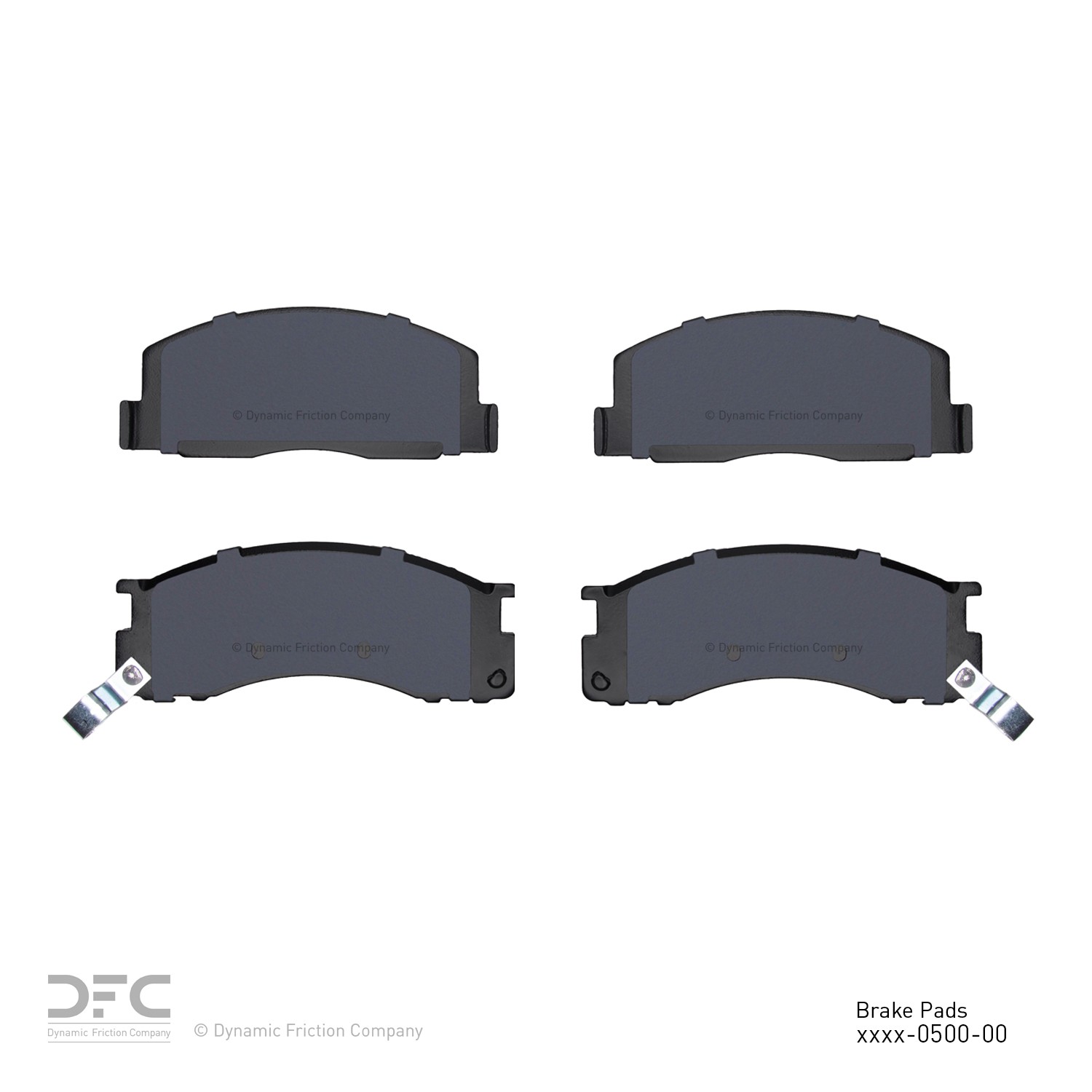 DYN-1551-0500-00 DFC 5000 Advanced Brake Pads - Ceramic