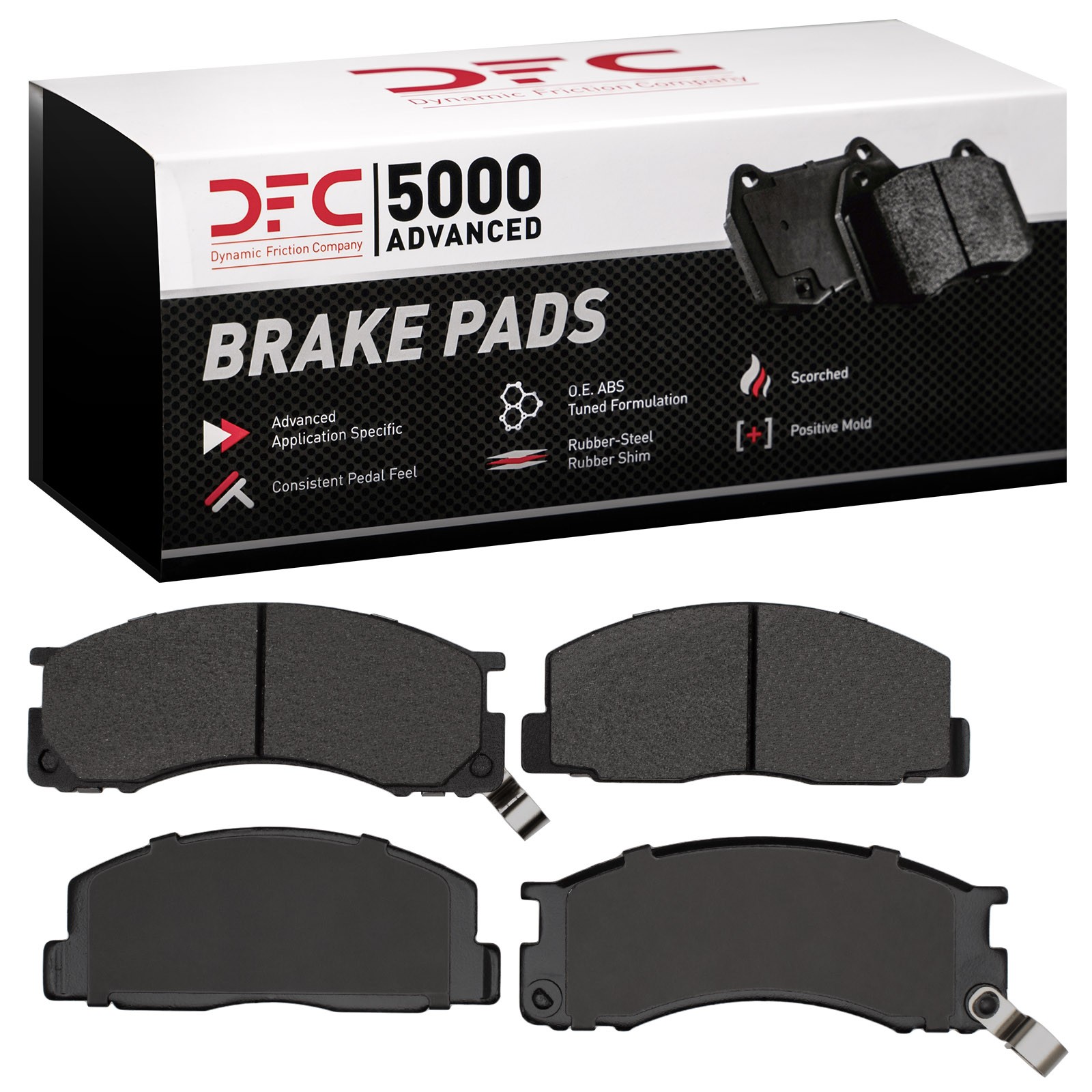 DYN-1551-0500-00 DFC 5000 Advanced Brake Pads - Ceramic - Image 2
