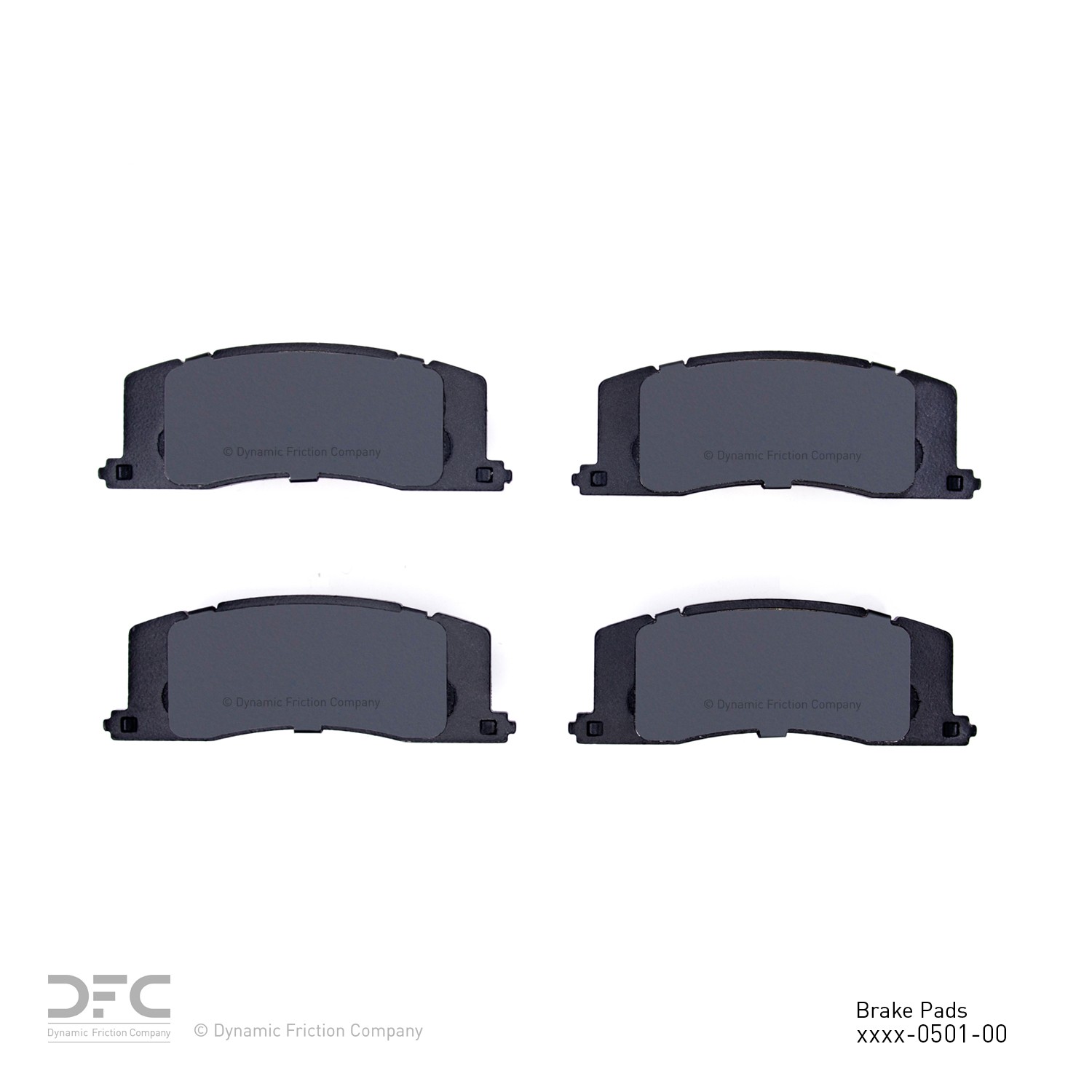 DYN-1551-0501-00 DFC 5000 Advanced Brake Pads - Ceramic