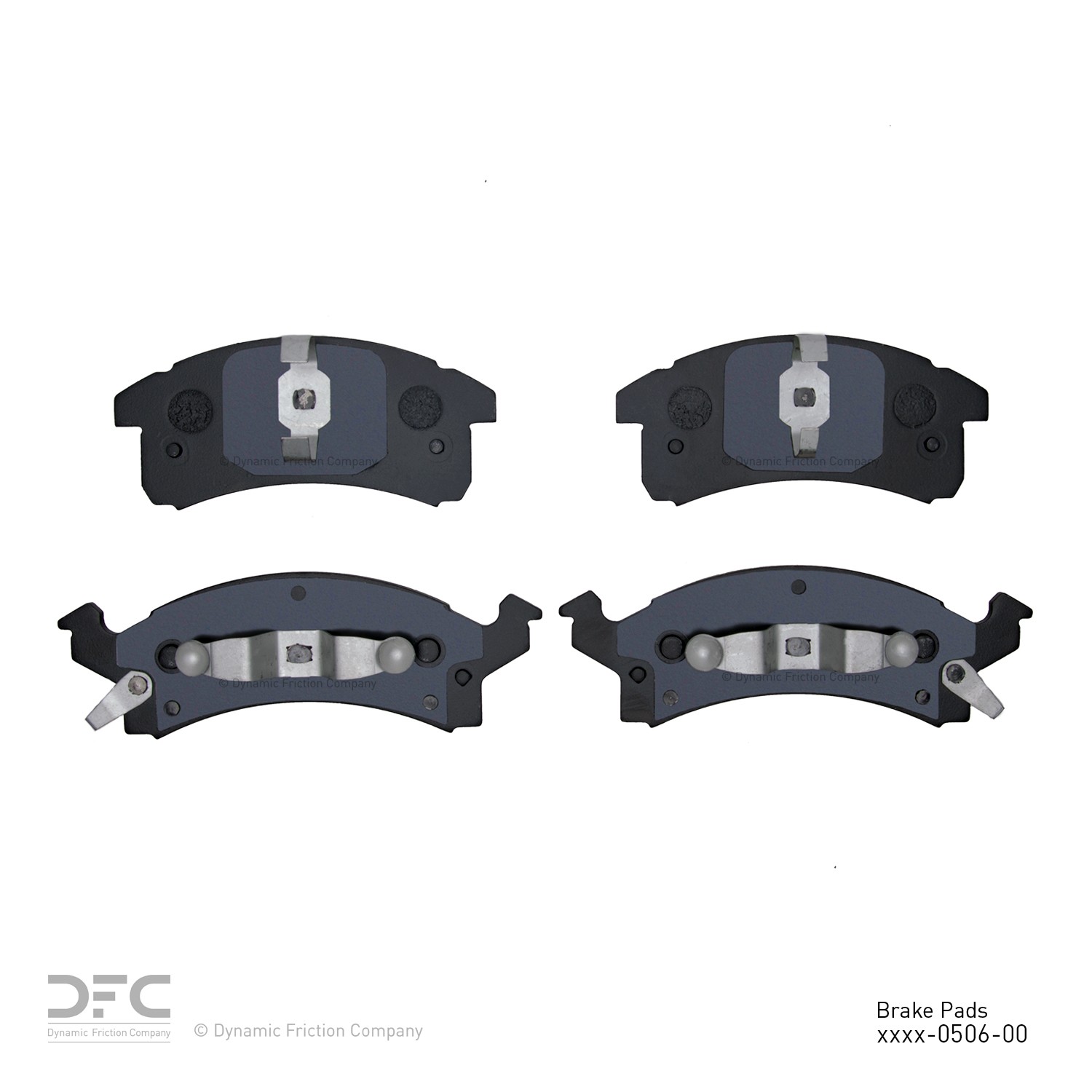 DYN 1551-0506-00 DFC 5000 Advanced Brake Pads - Semi Metallic