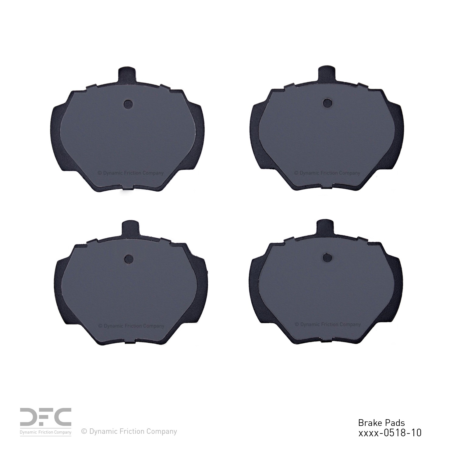 DYN 1551-0518-10 DFC 5000 Advanced Brake Pads - Low Metallic