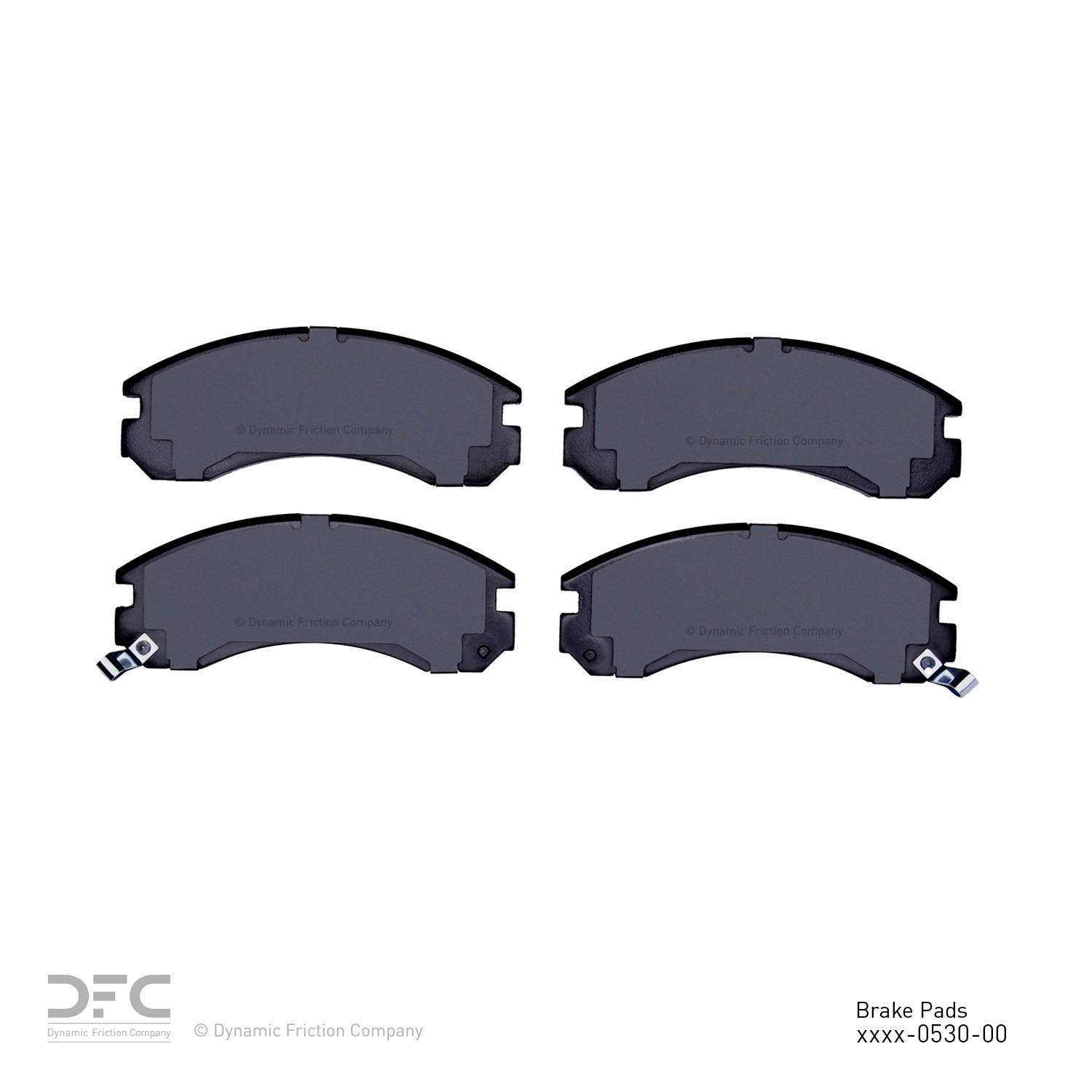 DYN-1551-0530-00 DFC 5000 Advanced Brake Pads - Ceramic