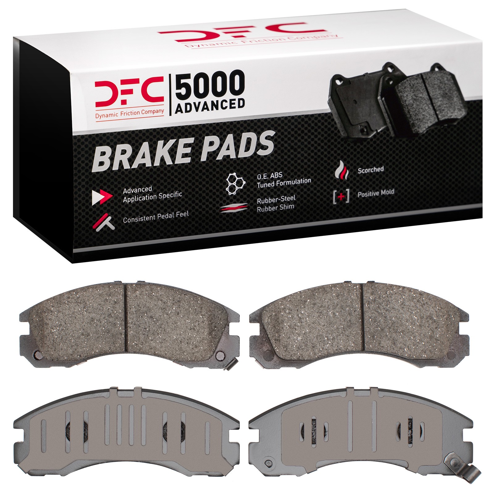 DYN-1551-0530-00 DFC 5000 Advanced Brake Pads - Ceramic - Image 2