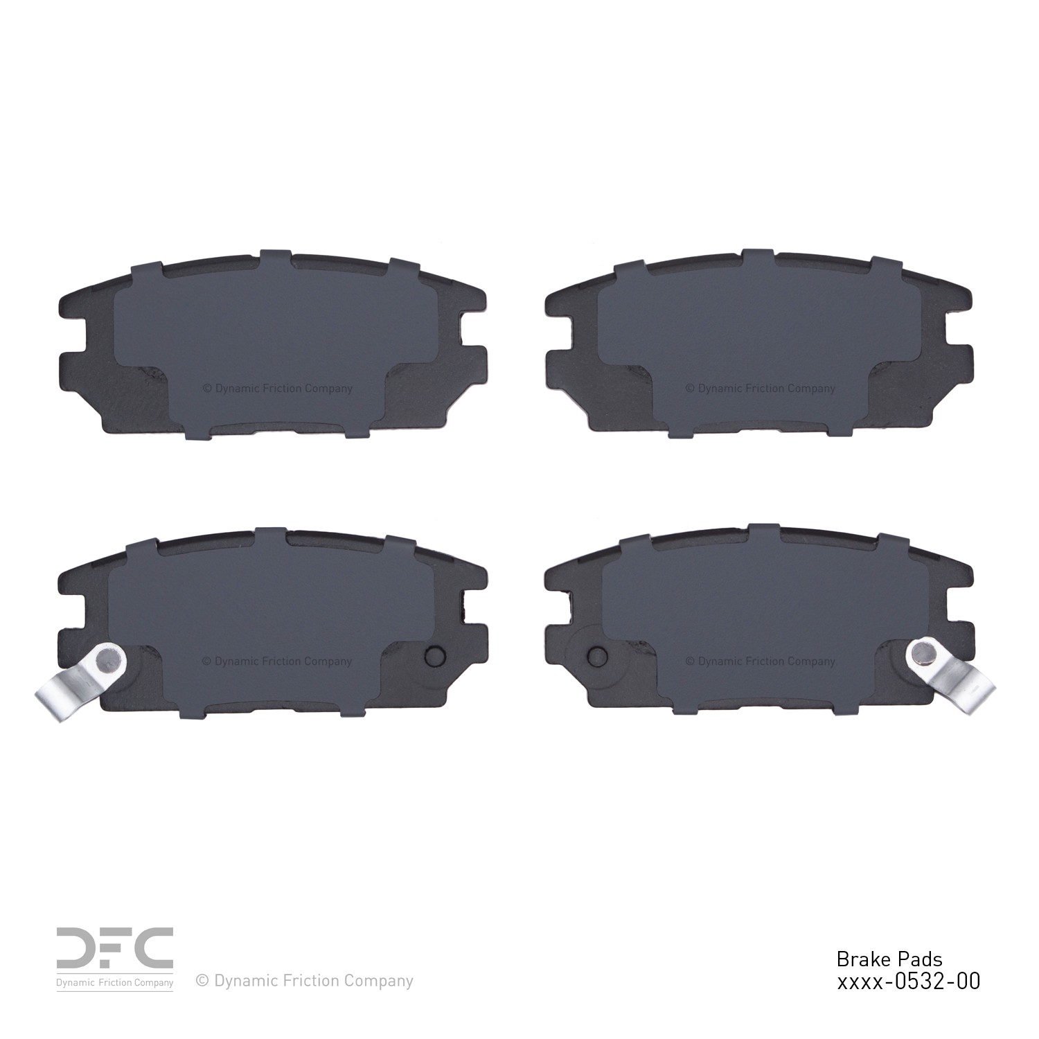 DYN 1551-0532-00 DFC 5000 Advanced Brake Pads - Ceramic