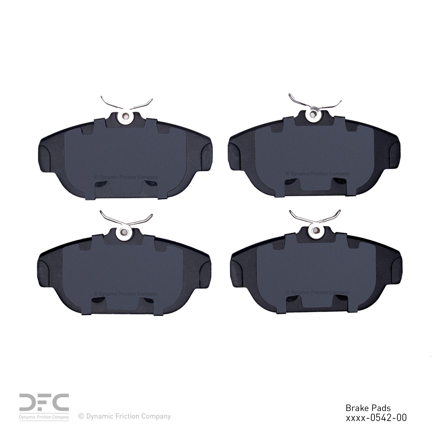 DYN 1551-0542-00 DFC 5000 Advanced Brake Pads - Low Metallic