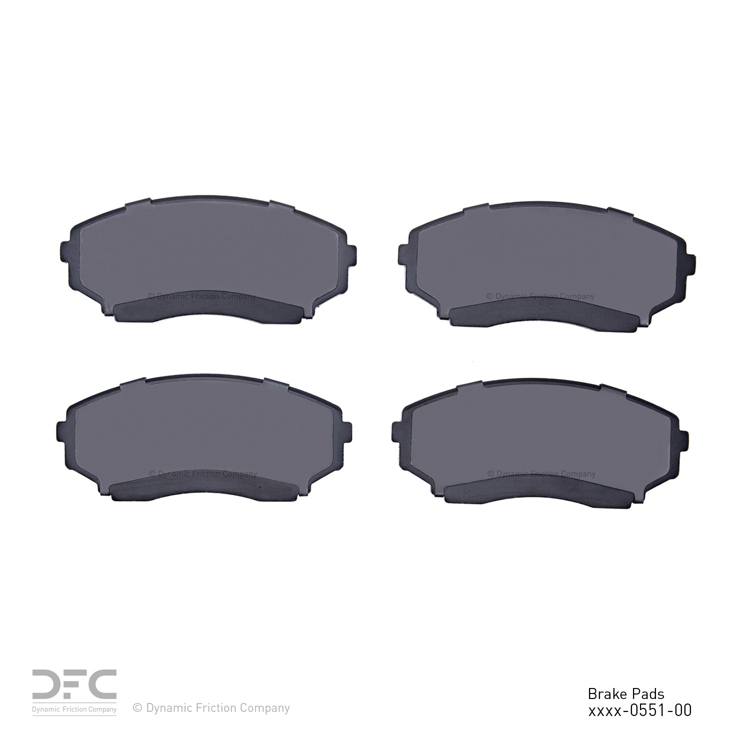 DYN 1551-0551-00 DFC 5000 Advanced Brake Pads - Ceramic