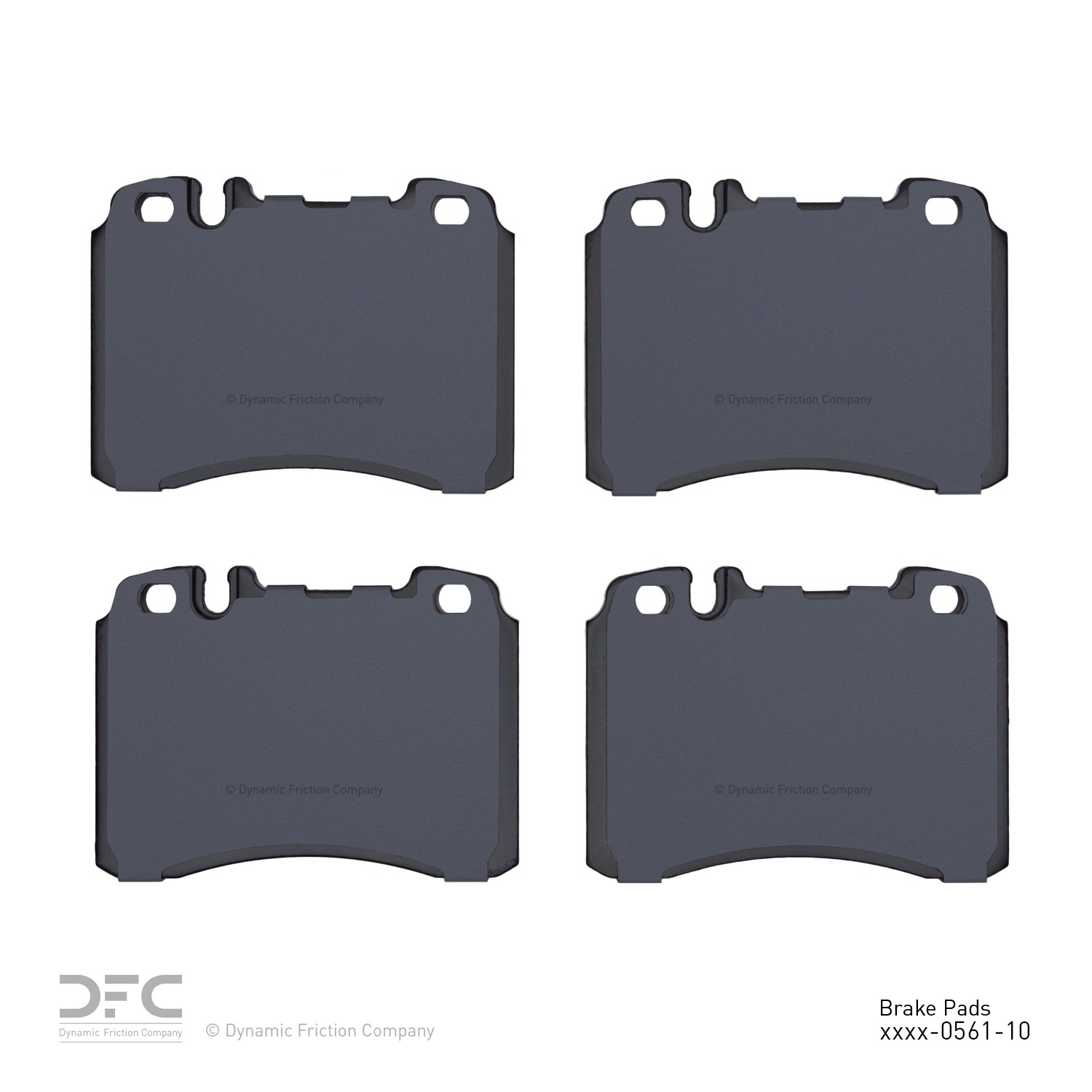 DYN 1551-0561-10 DFC 5000 Advanced Brake Pads - Low Metallic