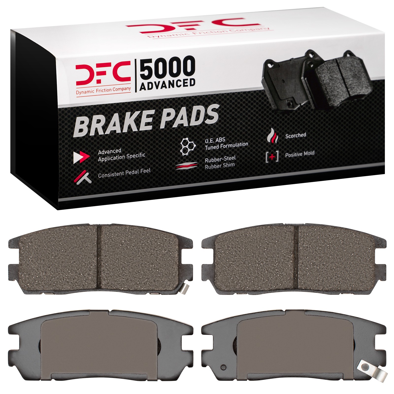 DYN-1551-0580-00 DFC 5000 Advanced Brake Pads - Ceramic - Image 2