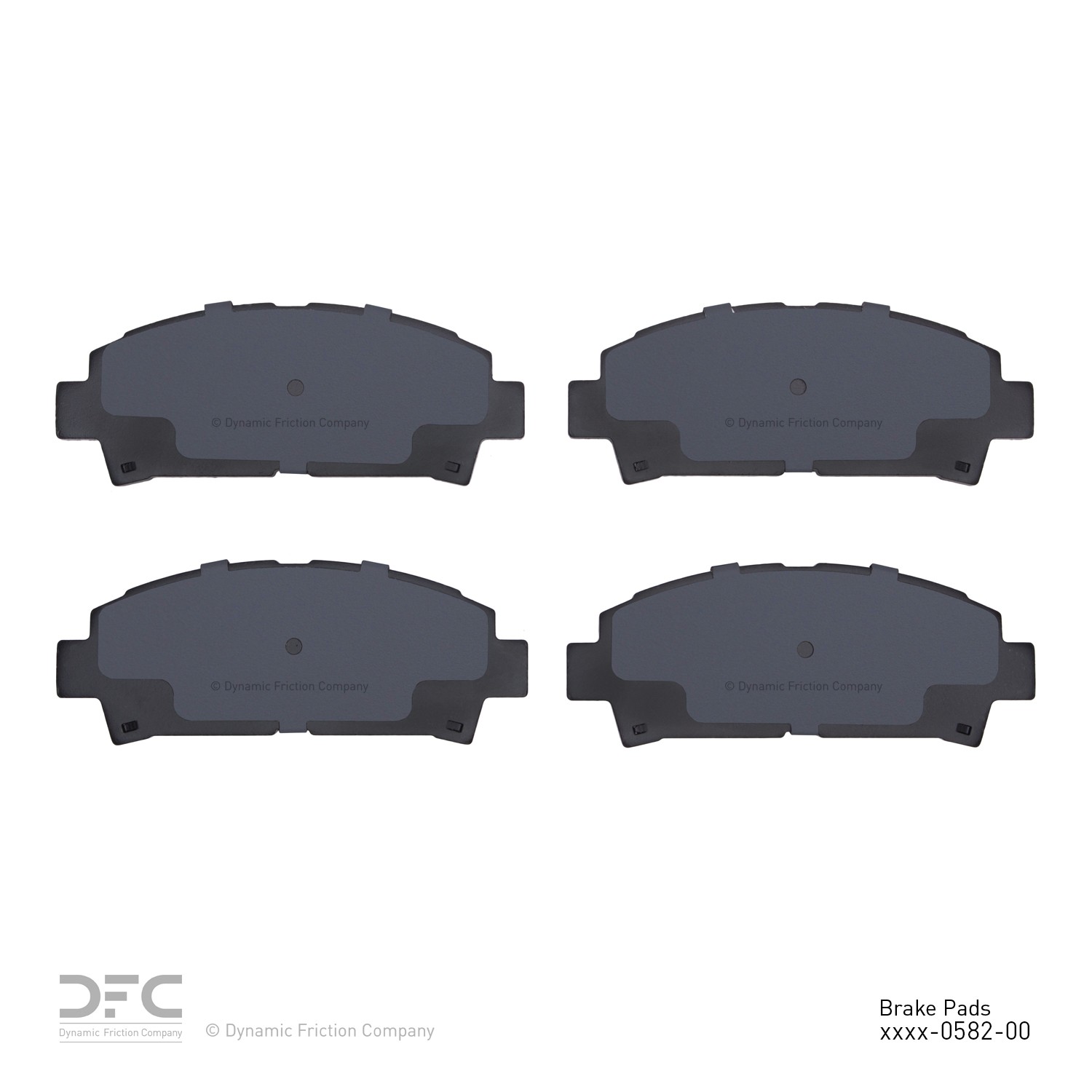 DYN 1551-0582-00 DFC 5000 Advanced Brake Pads - Semi Metallic