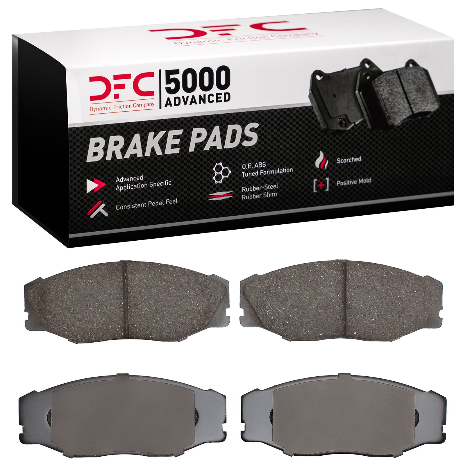 DYN 1551-0604-00 DFC 5000 Advanced Brake Pads - Ceramic