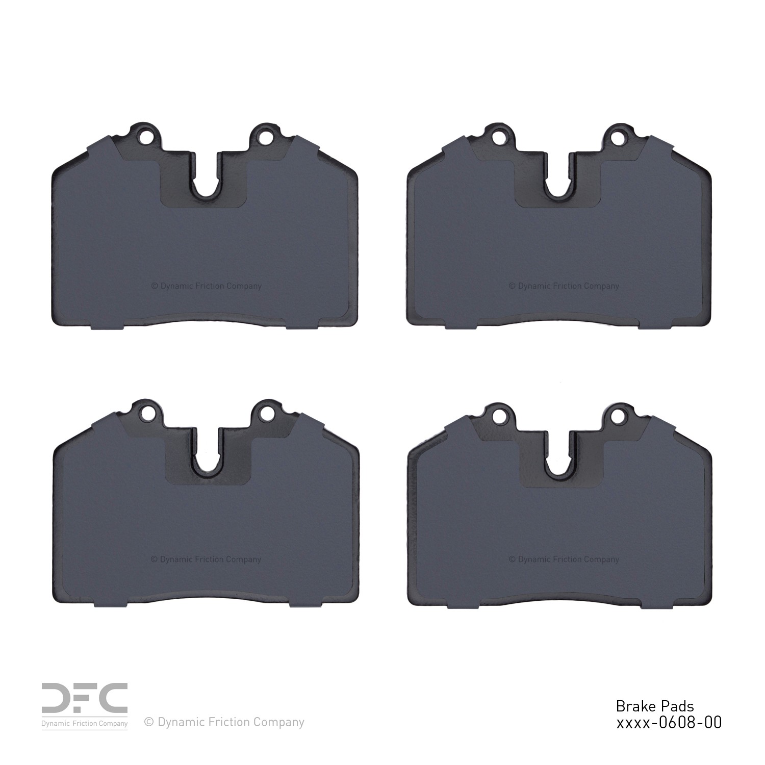 DYN 1551-0608-00 DFC 5000 Advanced Brake Pads - Low Metallic