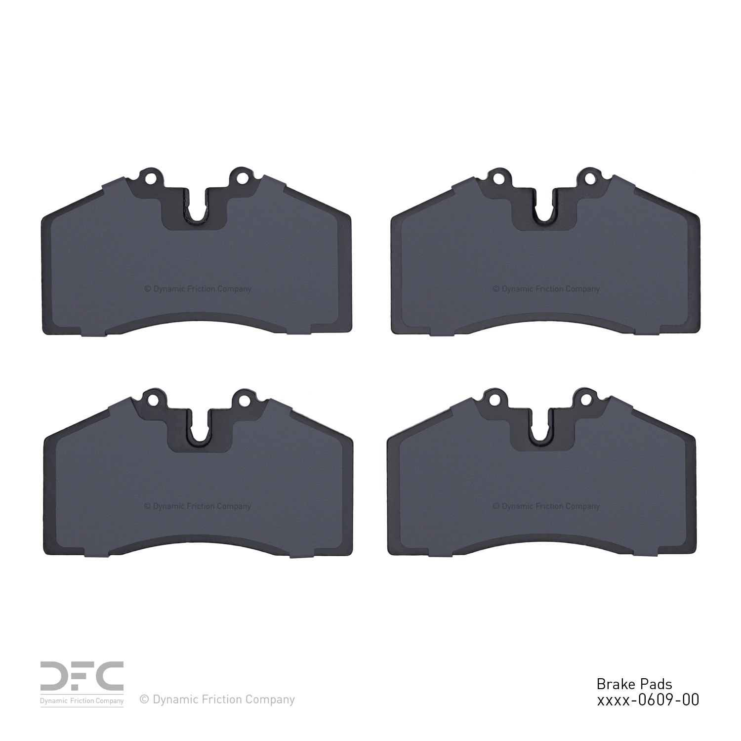 DYN 1551-0609-00 DFC 5000 Advanced Brake Pads - Low Metallic