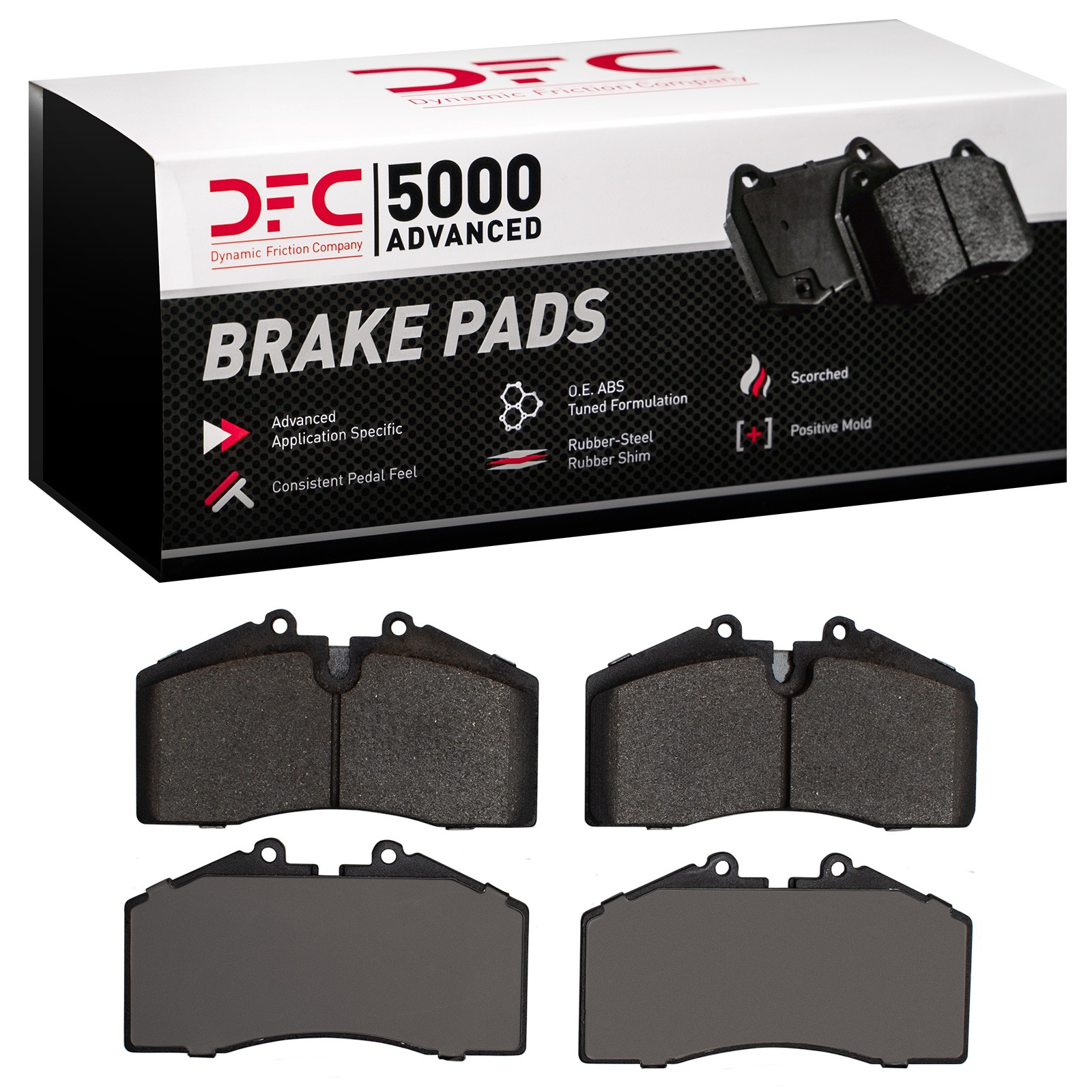 DYN 1551-0609-00 DFC 5000 Advanced Brake Pads - Low Metallic - Image 3