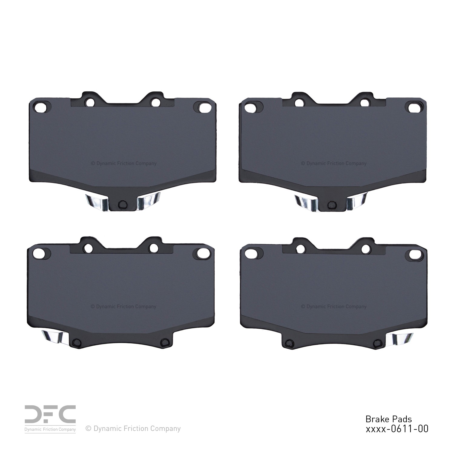 DYN-1551-0611-00 DFC 5000 Advanced Brake Pads - Ceramic