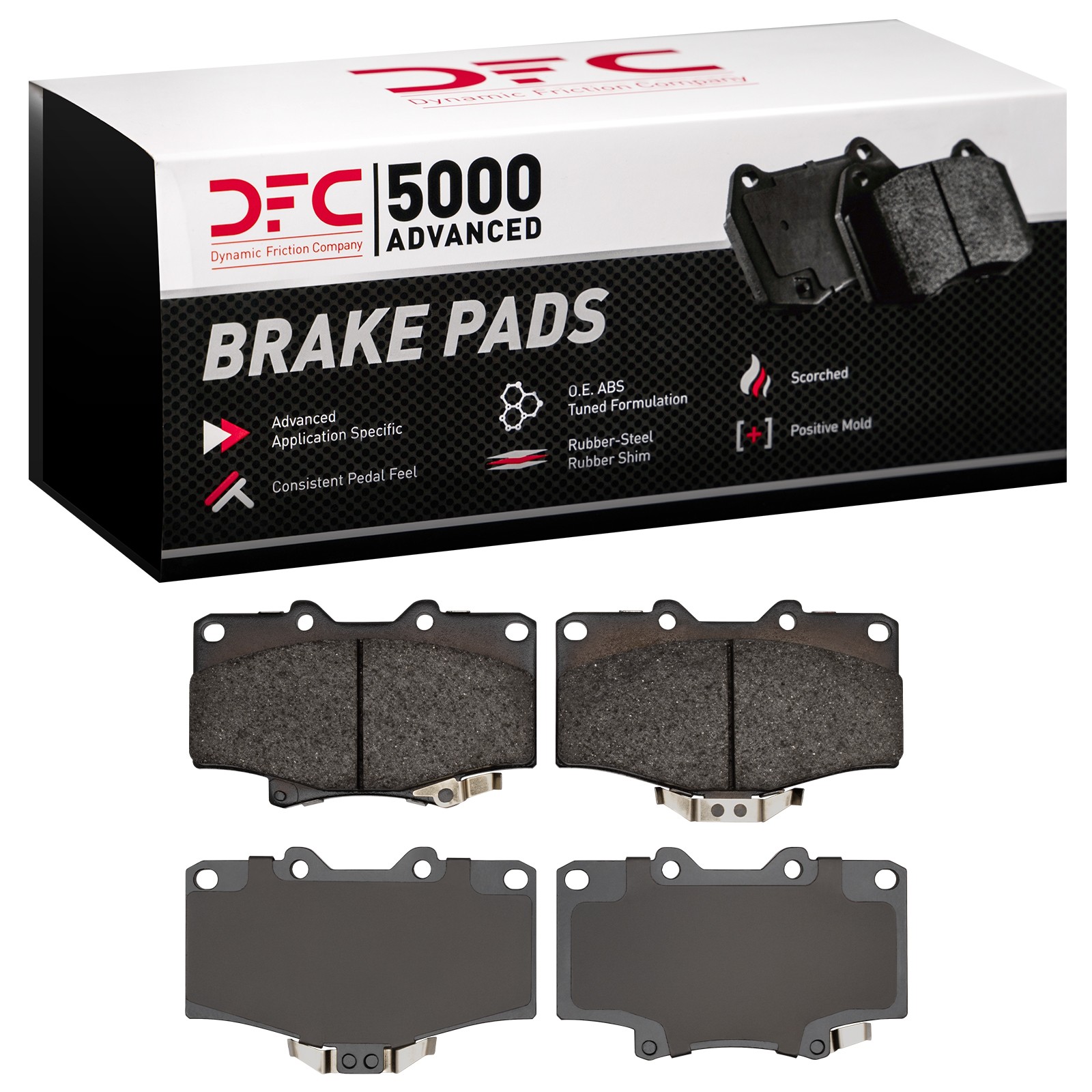 DYN-1551-0611-00 DFC 5000 Advanced Brake Pads - Ceramic - Image 2
