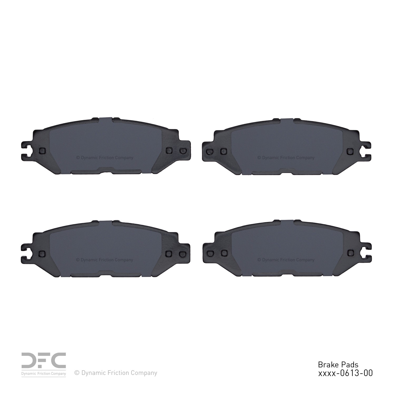 DYN-1551-0613-00 DFC 5000 Advanced Brake Pads - Ceramic