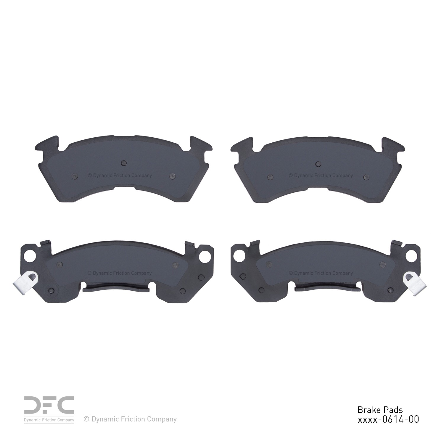 DYN 1551-0614-00 DFC 5000 Advanced Brake Pads - Semi Metallic
