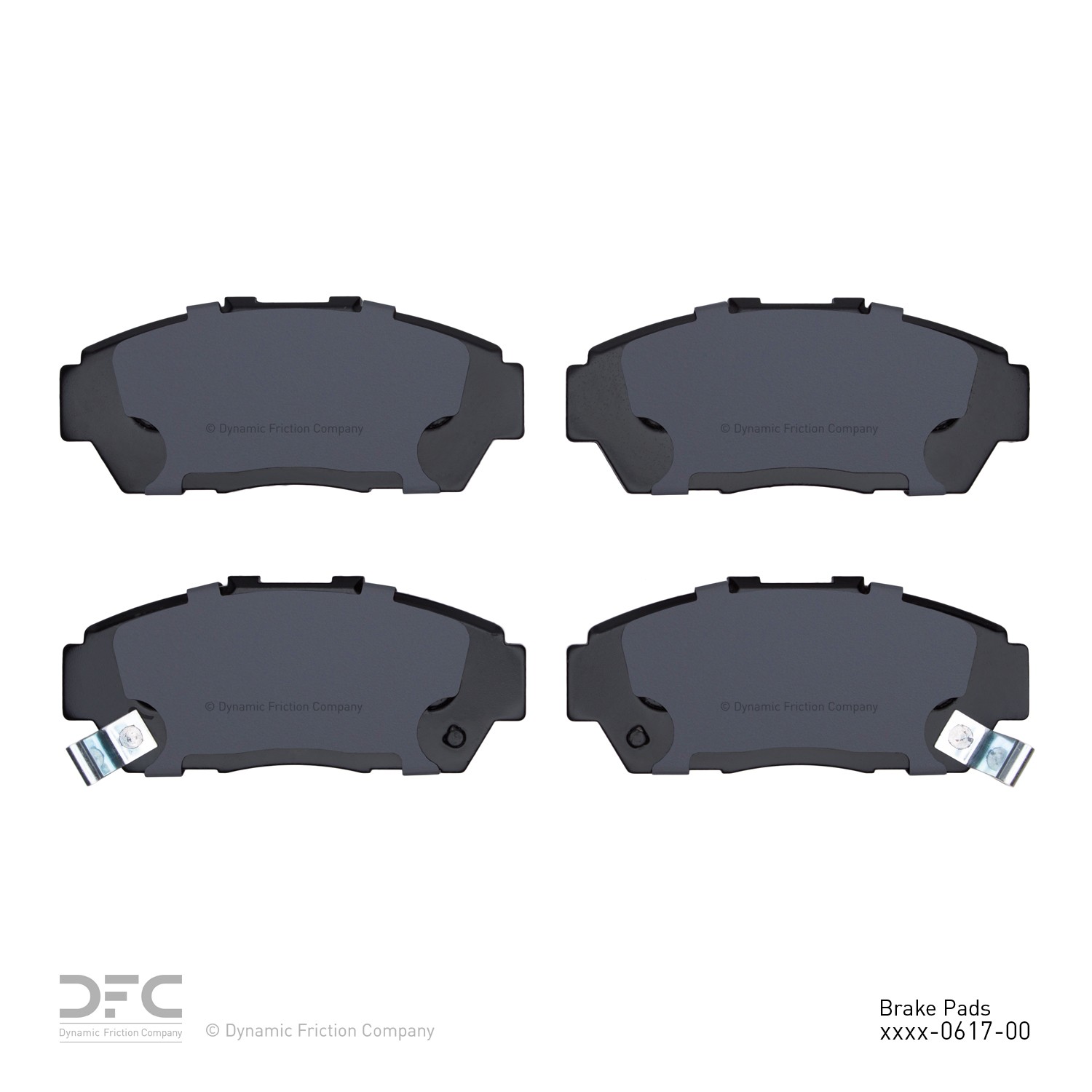 DYN 1551-0617-00 DFC 5000 Advanced Brake Pads - Ceramic