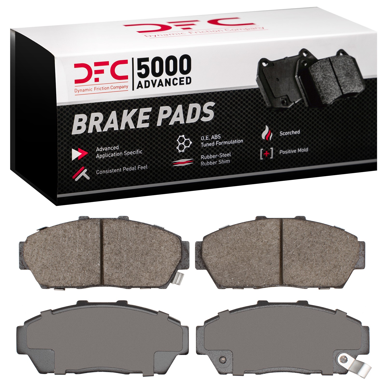 DYN 1551-0617-00 DFC 5000 Advanced Brake Pads - Ceramic - Image 2