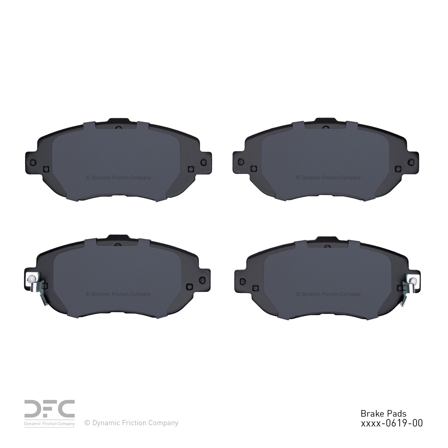 DYN 1551-0619-00 DFC 5000 Advanced Brake Pads - Ceramic