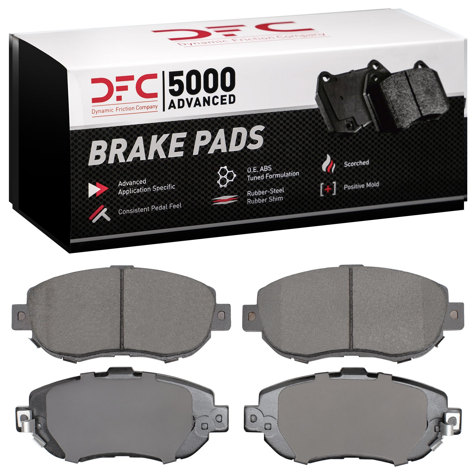 DYN 1551-0619-00 DFC 5000 Advanced Brake Pads - Ceramic - Image 2
