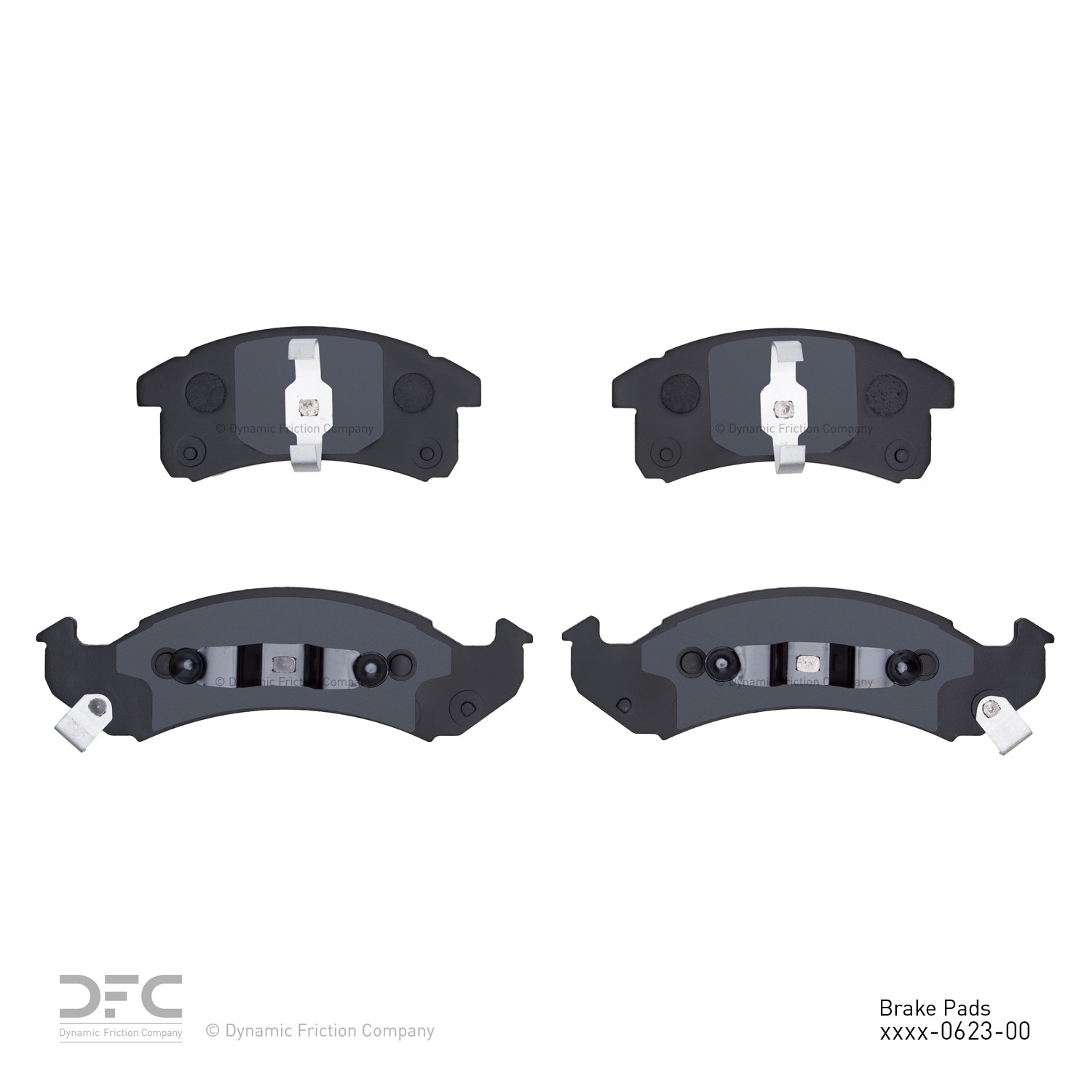 DYN 1551-0623-00 DFC 5000 Advanced Brake Pads - Semi Metallic