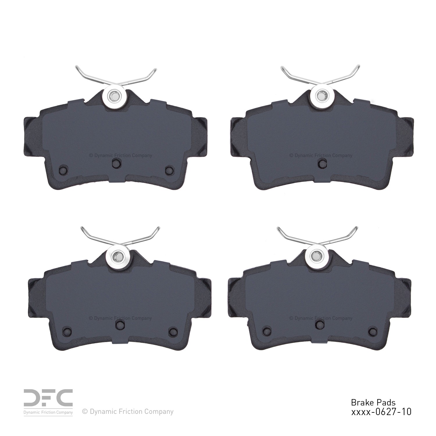 DYN-1551-0627-10 DFC 5000 Advanced Brake Pads - Semi Metallic