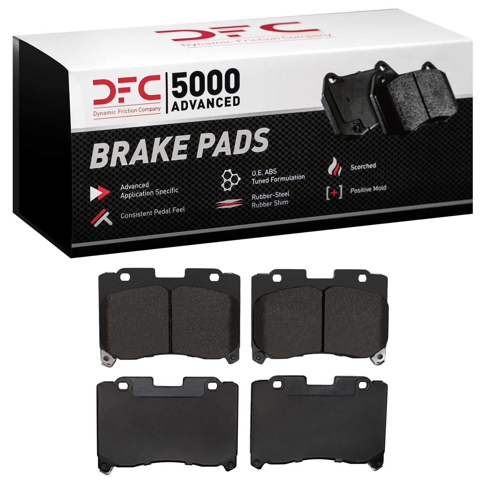 DYN 1551-0629-00 DFC 5000 Advanced Brake Pads - Ceramic - Image 2