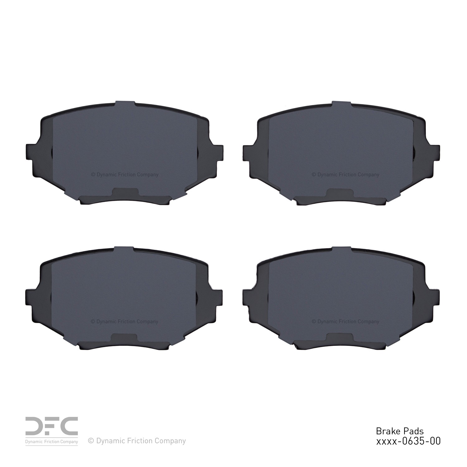 DYN-1551-0635-00 DFC 5000 Advanced Brake Pads - Ceramic