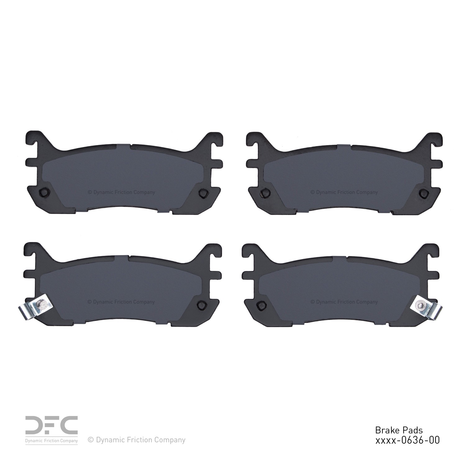 DYN-1551-0636-00 DFC 5000 Advanced Brake Pads - Ceramic