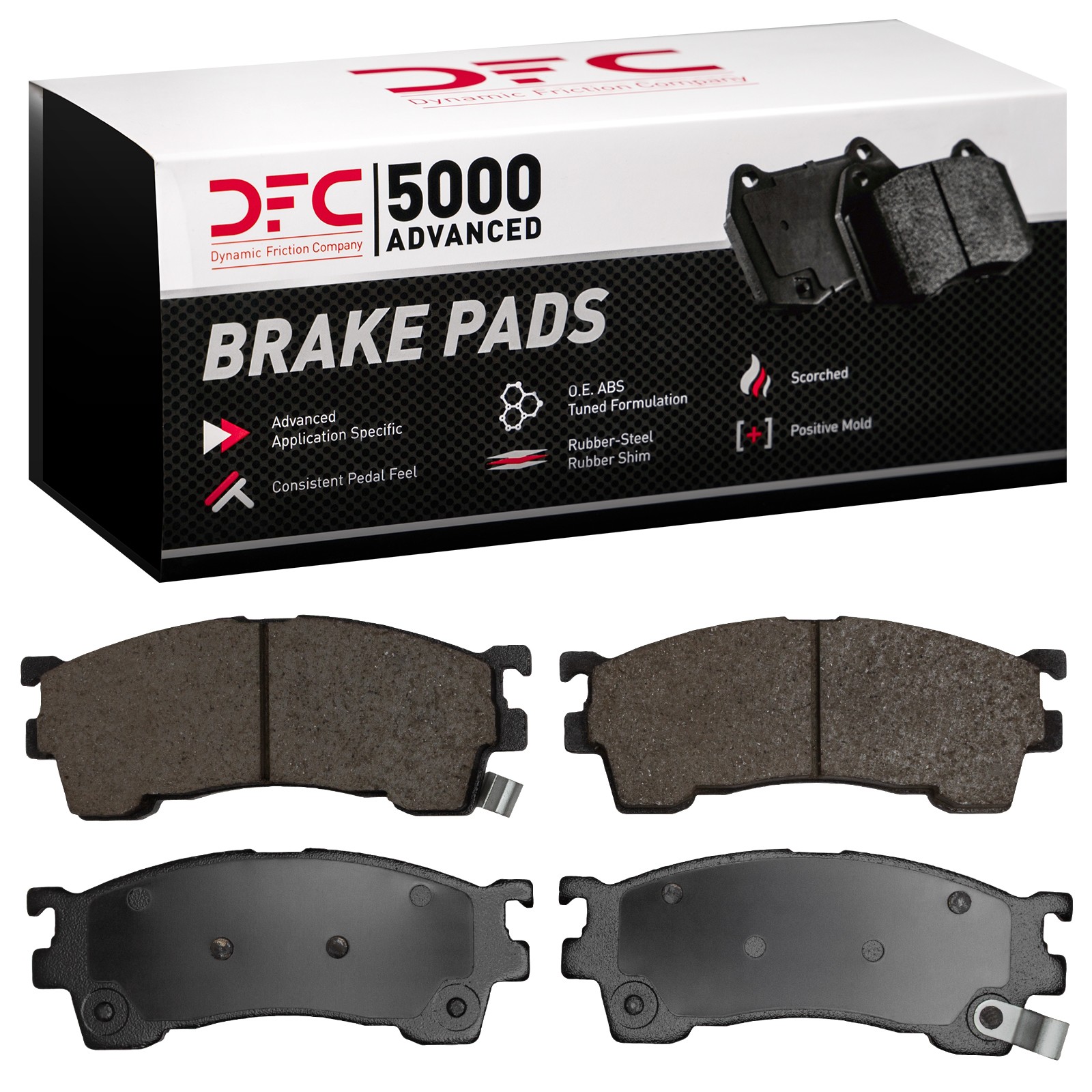 DYN 1551-0637-00 DFC 5000 Advanced Brake Pads - Ceramic - Image 3