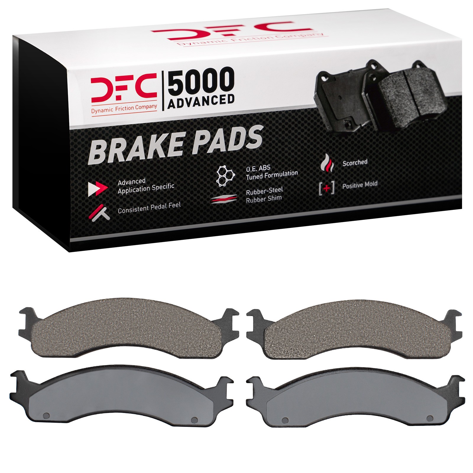 DYN-1551-0655-00 DFC 5000 Advanced Brake Pads - Semi Metallic - Image 2