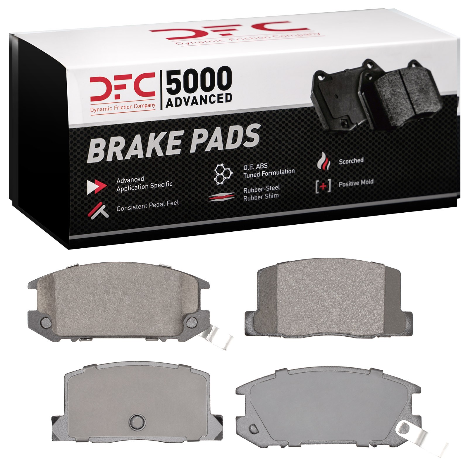DYN 1551-0657-00 DFC 5000 Advanced Brake Pads - Ceramic - Image 2