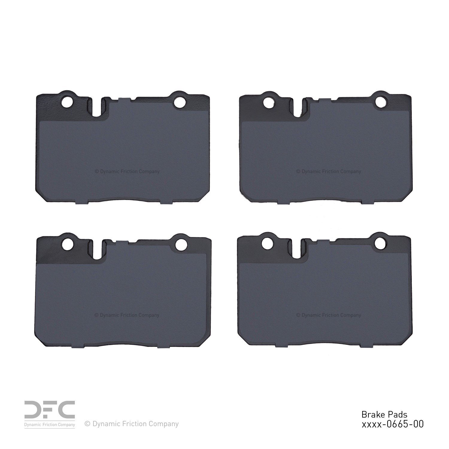 DYN-1551-0665-00 DFC 5000 Advanced Brake Pads - Ceramic