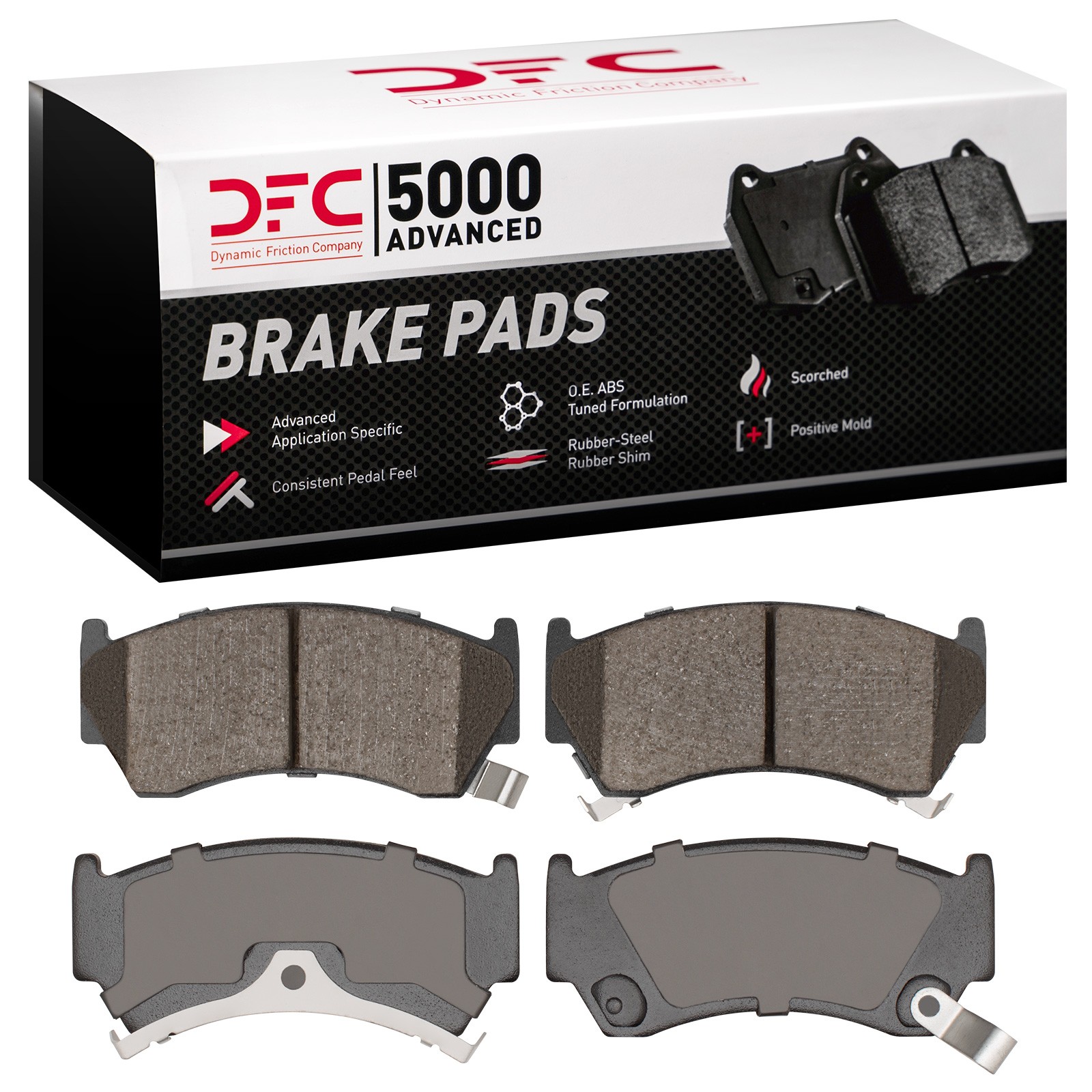 DYN 1551-0668-00 DFC 5000 Advanced Brake Pads - Ceramic - Image 2