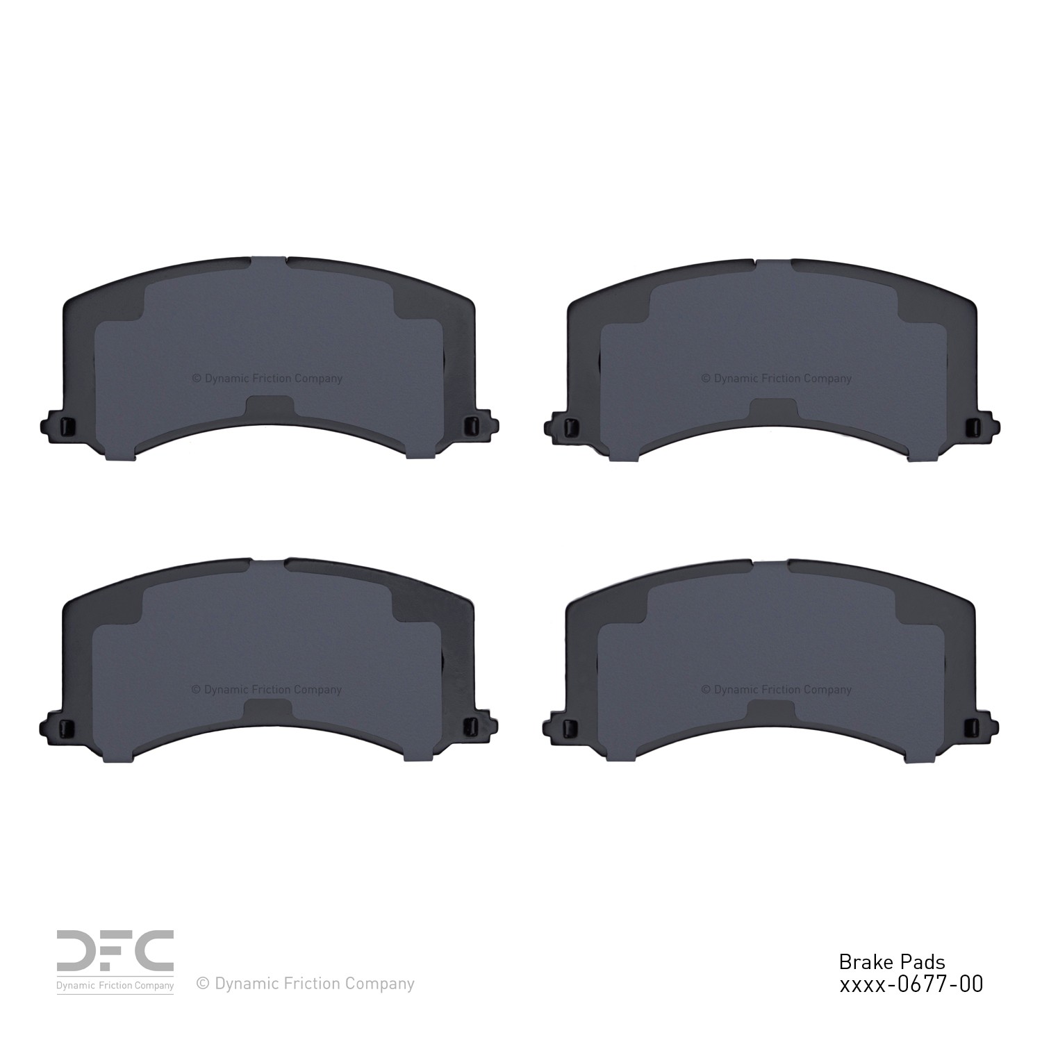 DYN 1551-0677-00 DFC 5000 Advanced Brake Pads - Ceramic