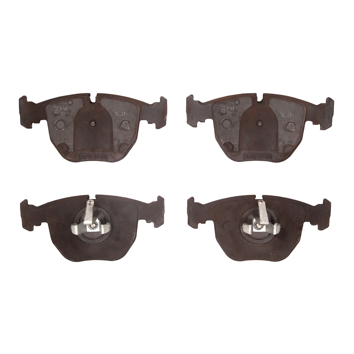 DYN 1551-0681-10 DFC 5000 Advanced Brake Pads - Low Metallic
