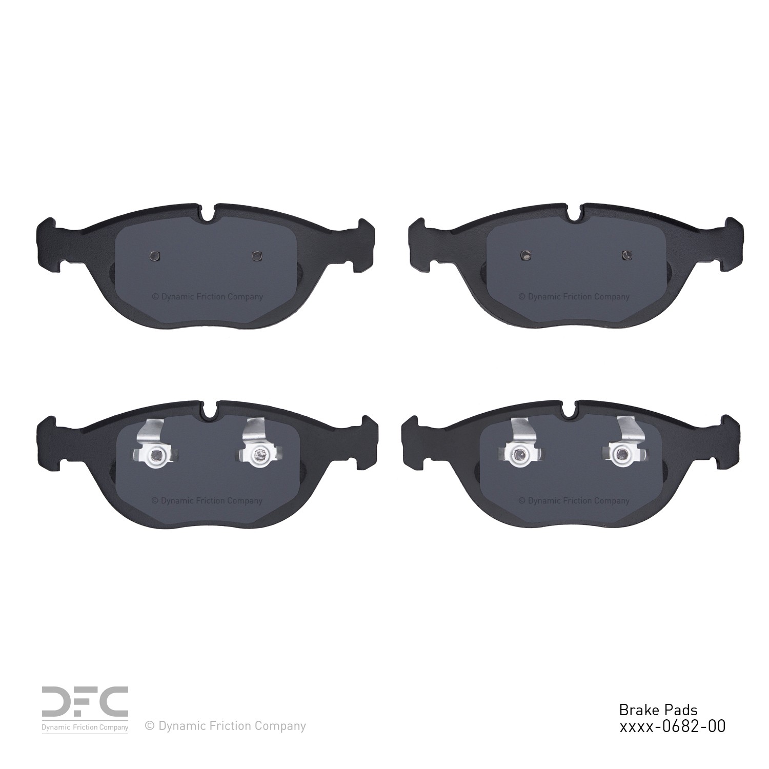 DYN 1551-0682-00 DFC 5000 Advanced Brake Pads - Low Metallic