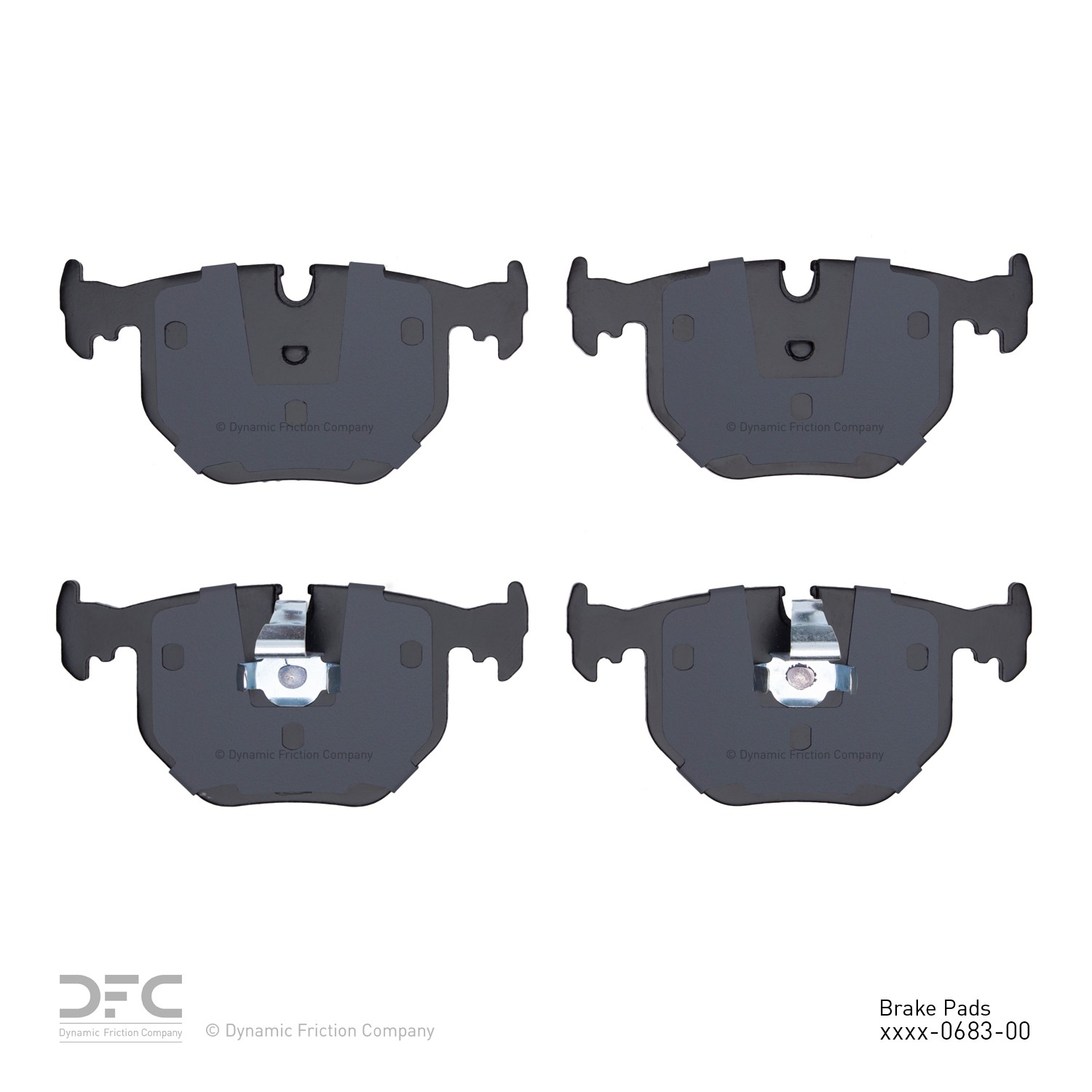 DYN-1551-0683-00 DFC 5000 Advanced Brake Pads - Low Metallic