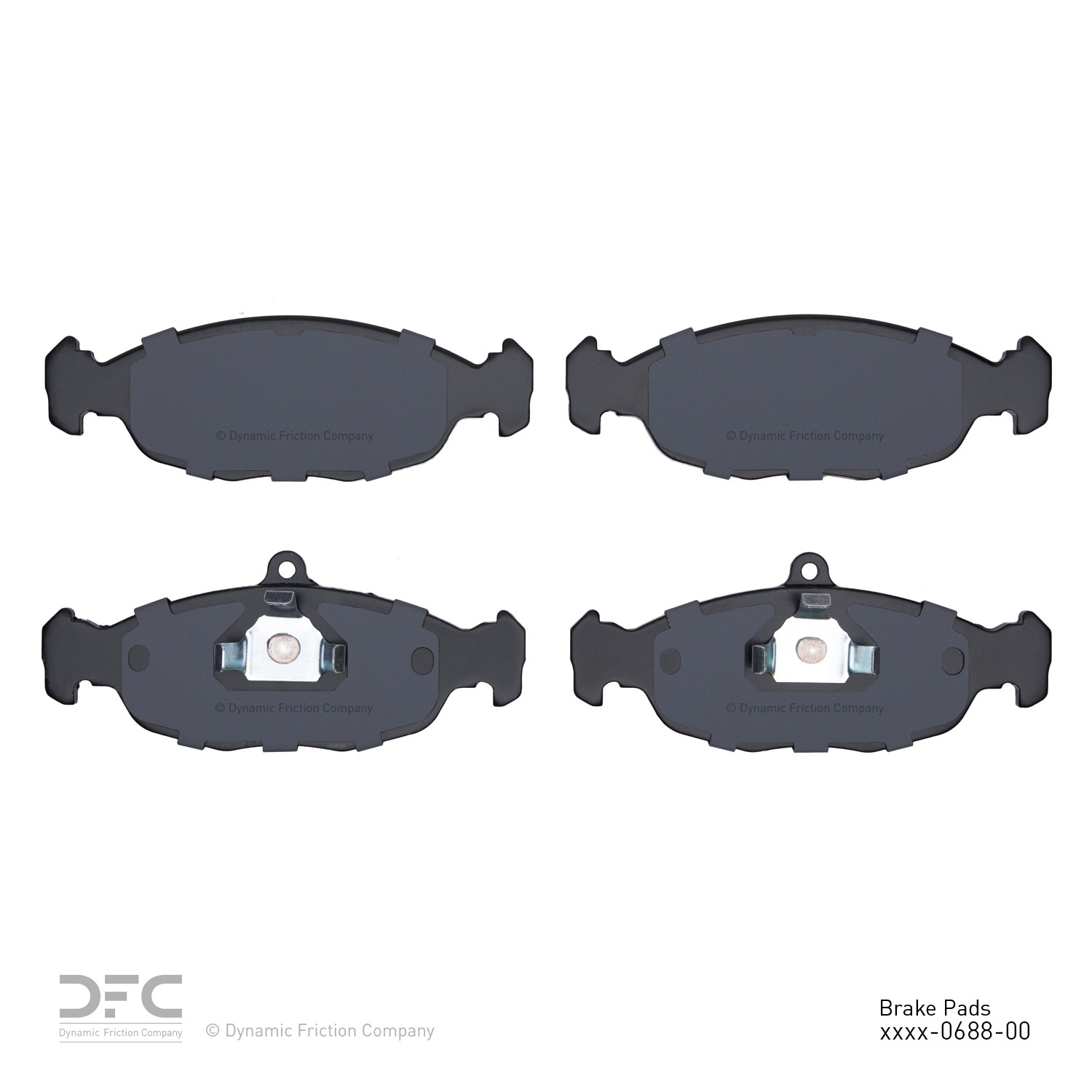 DYN 1551-0688-00 DFC 5000 Advanced Brake Pads - Low Metallic