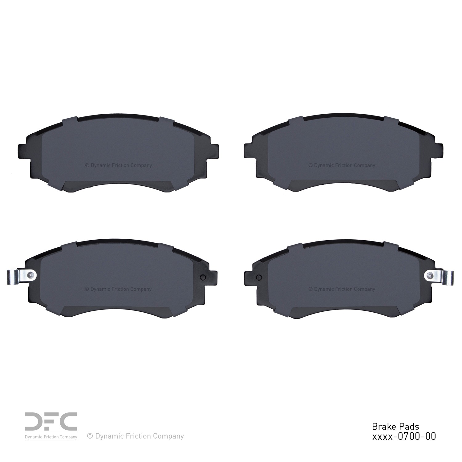 DYN-1551-0700-00 DFC 5000 Advanced Brake Pads - Ceramic