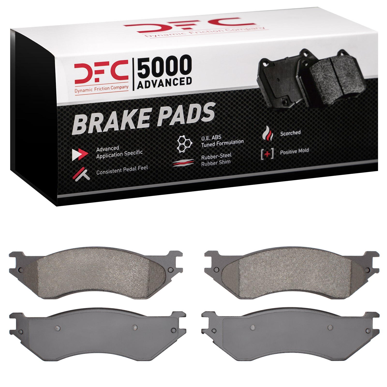 DYN 1551-0702-10 DFC 5000 Advanced Brake Pads - Semi Metallic - Image 2