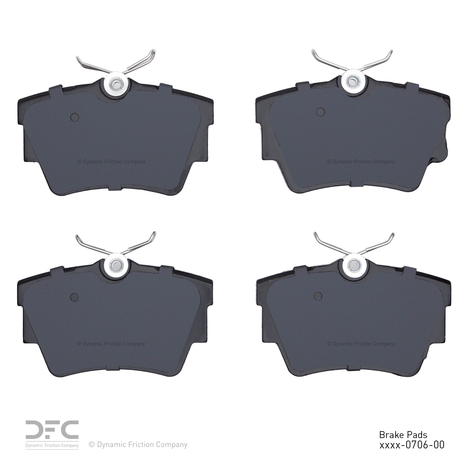 DYN 1551-0706-00 DFC 5000 Advanced Brake Pads - Low Metallic