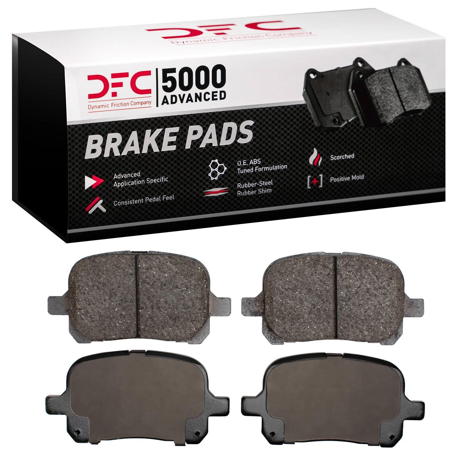 DYN-1551-0707-00 DFC 5000 Advanced Brake Pads - Ceramic - Image 2