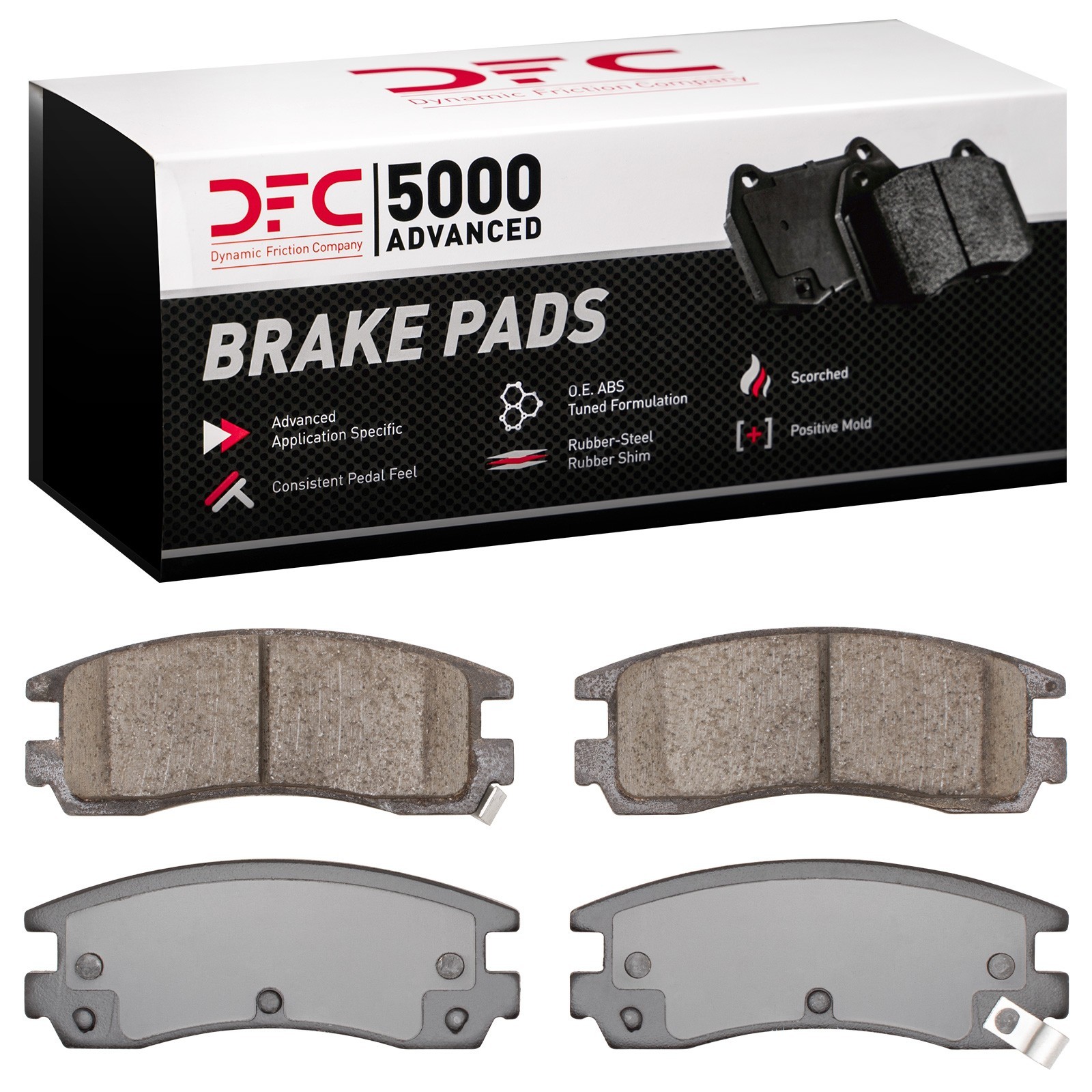 DYN-1551-0714-00 DFC 5000 Advanced Brake Pads - Ceramic - Image 2